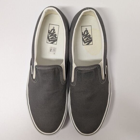 Vans Classic Slip-On Shoe in Charcoal Grey main image 13